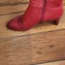 Red Ankle Boots from Mango size 38/5 Image 5