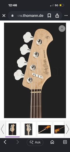 harley benton  fretless delux series 4 string