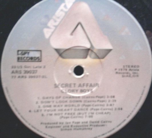 Secret Affair  Glory Boys