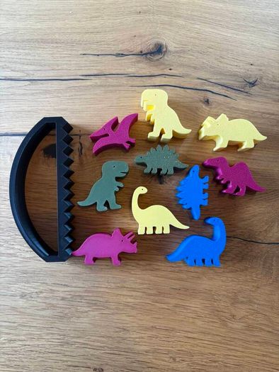 Dinosaur Balance Stacking Game