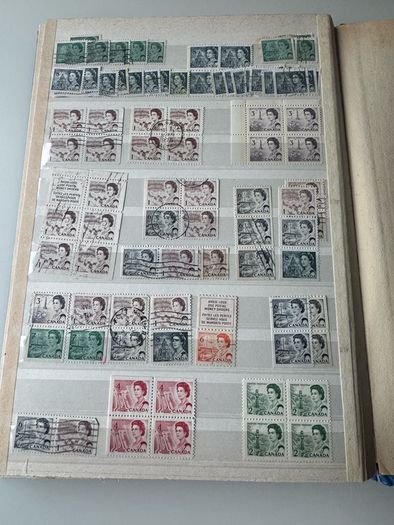 CANADA collection in stamp album