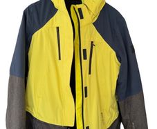 Brunotti Women Ski Jacket and Pants Set - M Size - Yellow/Blue