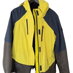 Brunotti Women Ski Jacket and Pants Set - M Size - Yellow/Blue