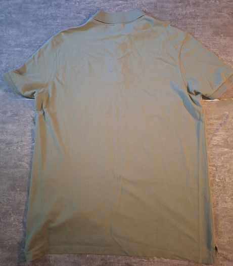 BOSS Hugo Boss Men's Polo Shirt Sage Khaki Green Tonal Logo Size XL