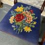 A pair of Victorian mahogany balloon back chairs with tapestry seats. Image 5
