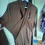 Long brown dress with long sleeves Image 2