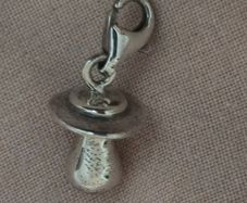 Sterling silver charm - Soother