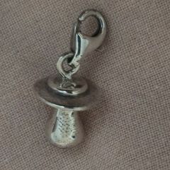Sterling silver charm - Soother