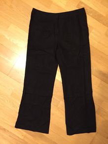 Women's Black Linen Trousers Brand New