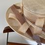 Large occasion hat neutral colours Image 2
