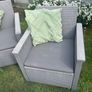 4 piece garden furniture set. Image 2