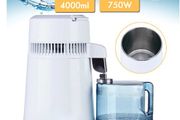 4L Home Pure Water Distiller Filter Water Distilled Machine Equipment Stainless Steel Plastic Jug