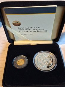 irish gold and silver proof coin set