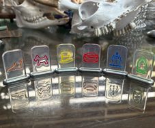 Set of 6 Monopoly Revolution Board Game 2010 Movers Tokens Replacement