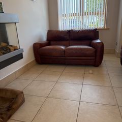 Brown/Tan 2 & 3 seater leather couches