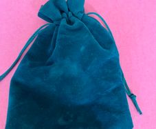 Blue Velvet Bag