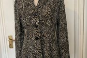 Wallis Leopard Print Jacket - Size 12 Petite
