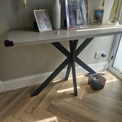 Manhattan Console Table in Grey