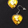 St Padre PIO Cabochon glass pendant Image 2