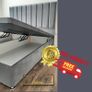 bed frame and headboard,free delivery Image 6