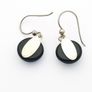 925 Sterling Silver Dichroic Glass Earrings Image 3