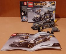 LEGO Speed Champions 75877 Mercedes-AMG GT3.  Used and discontinued set from 2017. Good condition.