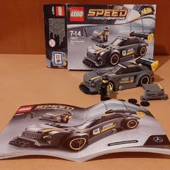 LEGO Speed Champions 75877 Mercedes-AMG GT3.  Used and discontinued set from 2017. Good condition.