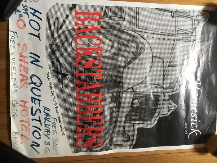 Homesick and the Backstabbers. Poster