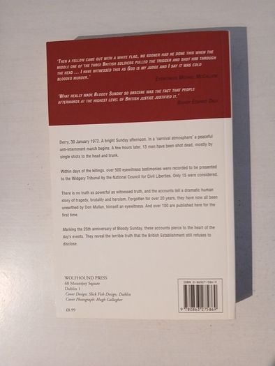 Eyewitness Bloody Sunday edited by Don Mullan