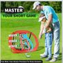 Golf Net, 10x7ft Practice Net with Chipping Nets, Gifts for Golfer Golf Hitting Aid Nets for Backyard Training with Chipping Nets, Foldable Mat, Silk Target, 8 Tees, 6 Balls, Carry Bag Image 8