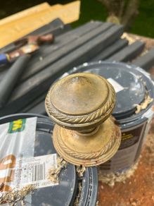 brass door knob