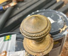 brass door knob