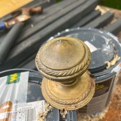brass door knob