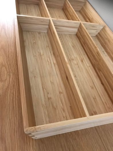 6 Compartment Cutlery Tray - NEW (49.5 x 31.5cm)