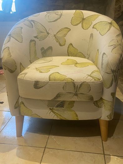 Green Sofa, semi circle sofa plus single chair for sale