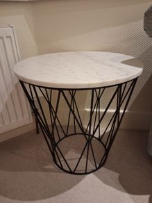 Marble Top Side Table