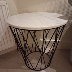 Marble Top Side Table