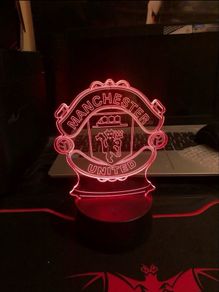 3D Manchester United lamp