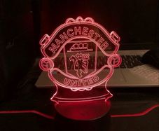 3D Manchester United lamp