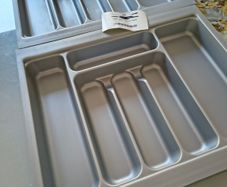 Two Drawer inserts ./kitchen world