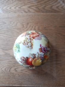 Dresden Trinket Dish With Lid