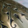 40 cms Daalderop Art Deco Copper and Brass Vase Image 9