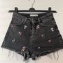 Denim&Co High Quality Denim Shorts S size; embroidery Image 6