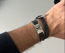 Louis Vuitton Leather Bracelet