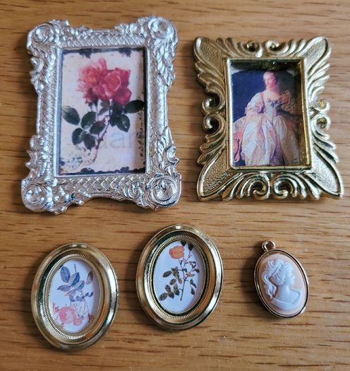 Miniature Paintings, pictures for dolls houses