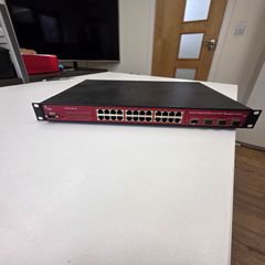 Interlogix NS3702-24P-4S 24-port Gigabit Layer 3 Managed PoE+ Switch