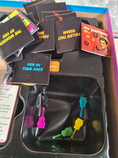 Elvis the Game trivia board game CADACO vintage 2000