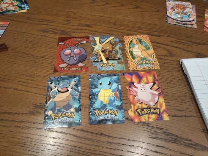 pokemon topps 1st movie die cut #1-12