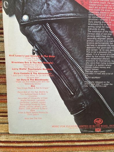 Various Artists - Live Stiffs [Vinyl]