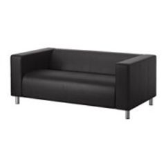 Ikea KLIPPAN 2-seat sofa black